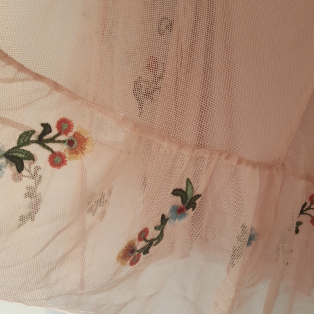 Democracy Floral Embroidered Blouse - Pink - Picture 5 of 5